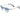 TOKYO CLEAR BLUE GRANDIENT SUNGLASSES