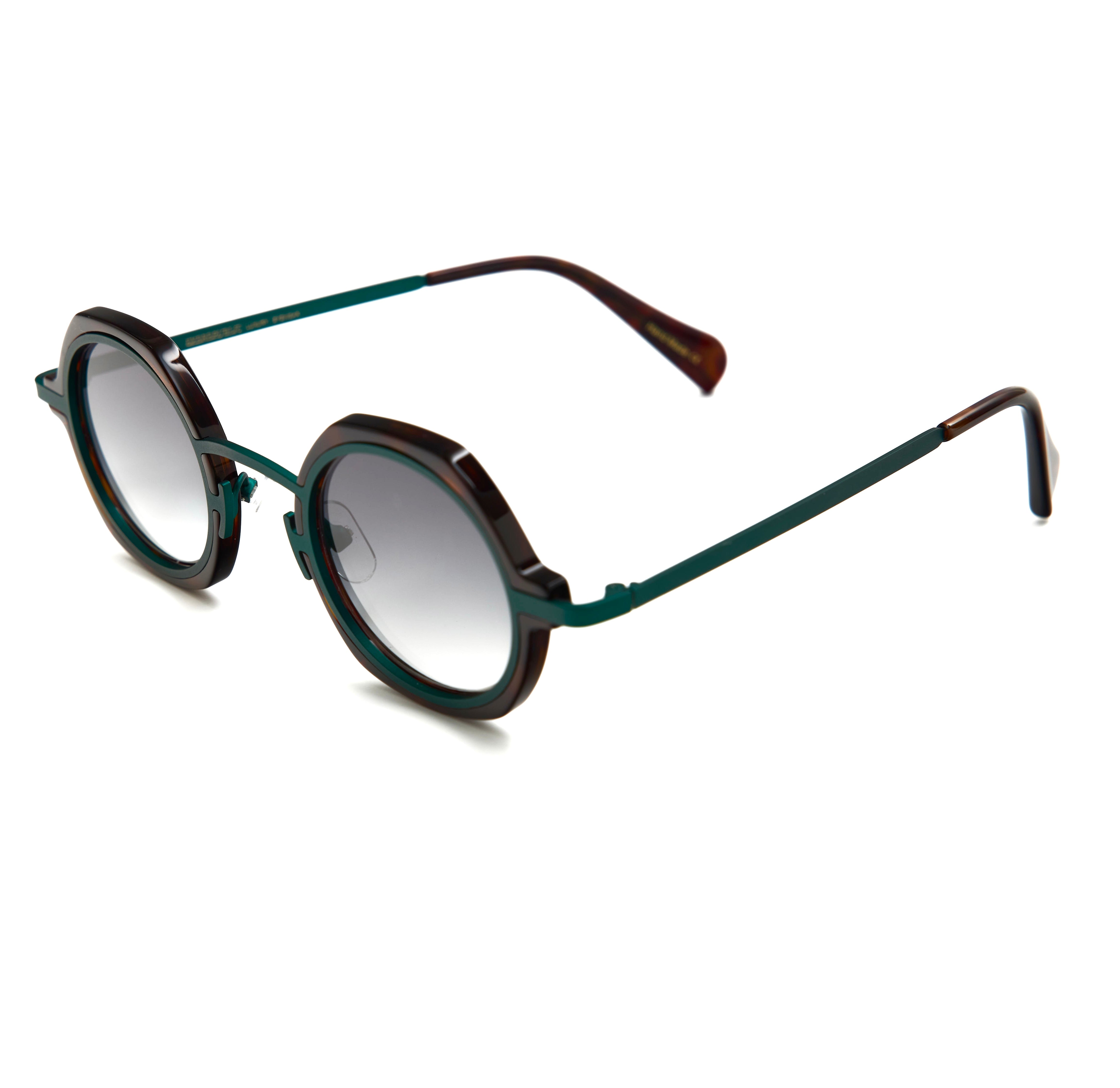 BOLD  GREEN STRIPE - TORTOISE HEXAGONEL