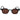 GAFAS DE SOL SAWAGANA DE CAROLINA MARRÓN OSCURO
