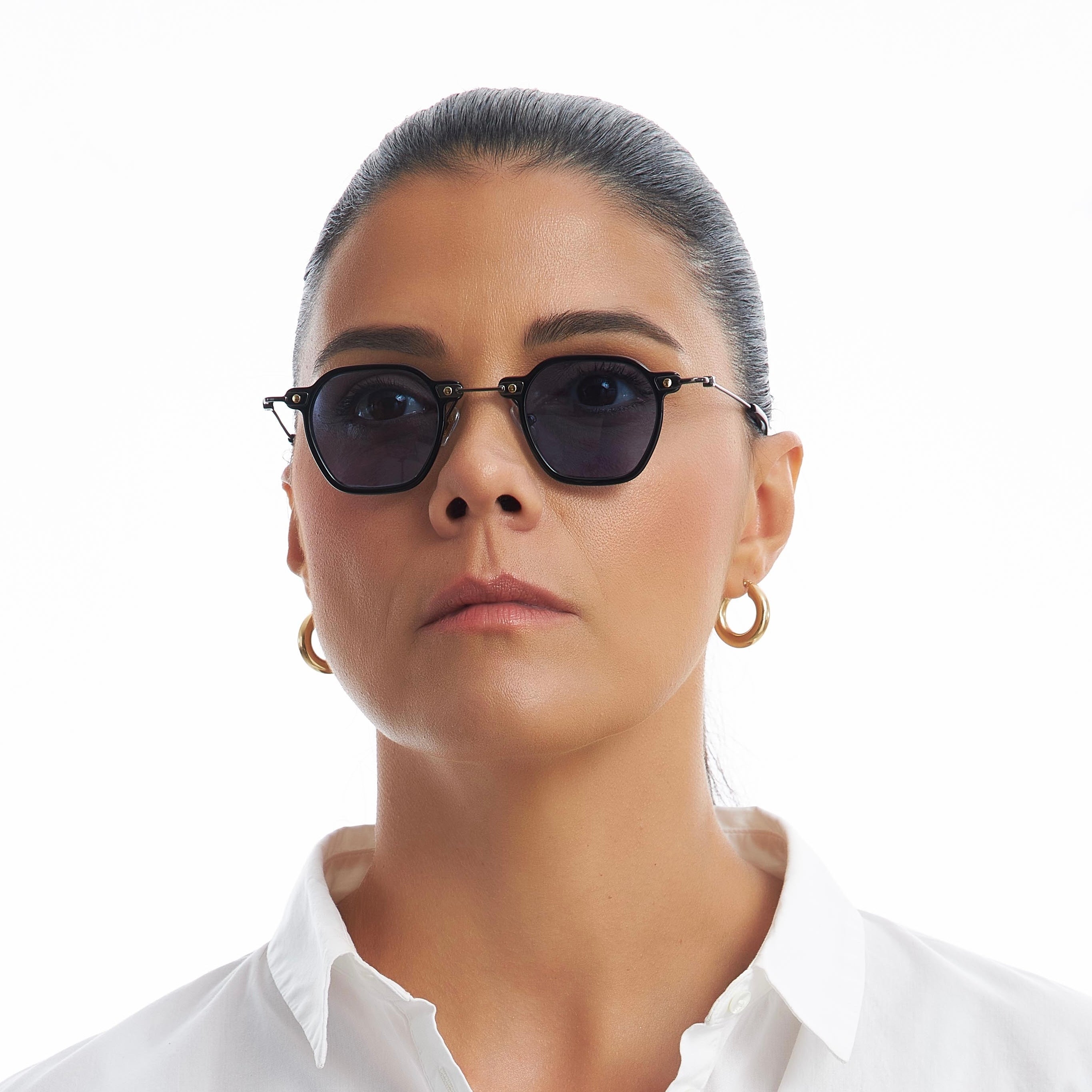 TOKYO BLACK GREEN SUNGLASSES