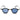 TOKYO BLACK BLUE SUNGLASSES