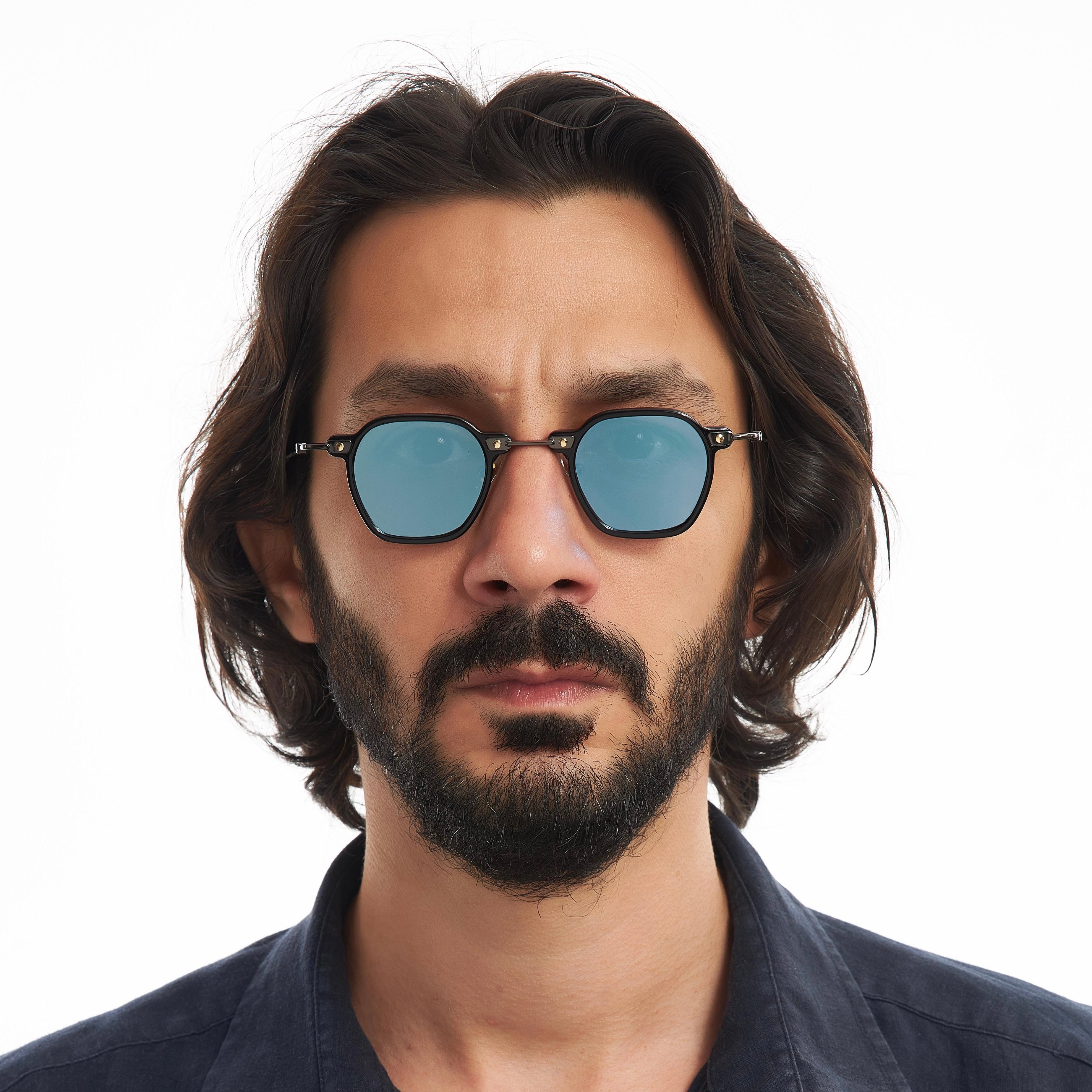 TOKYO BLACK ICE MIRROR SUNGLASSES