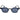 SAWAGANA ALPHA SILVER MIRROR SUNGLASSES