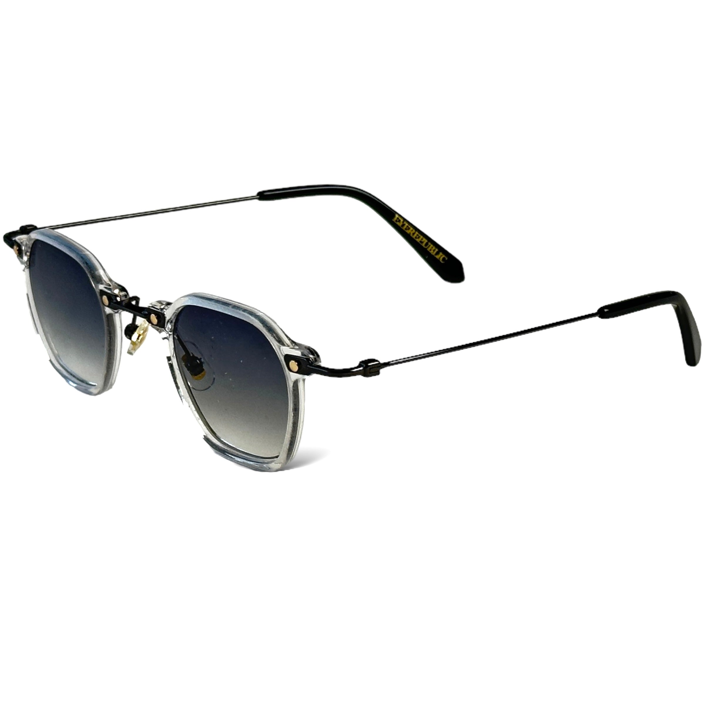 TOKYO BLACK  GRANDIENT  GREY CLEAR SUNGLASSES