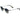TOKYO BLACK  GRANDIENT  GREY CLEAR SUNGLASSES