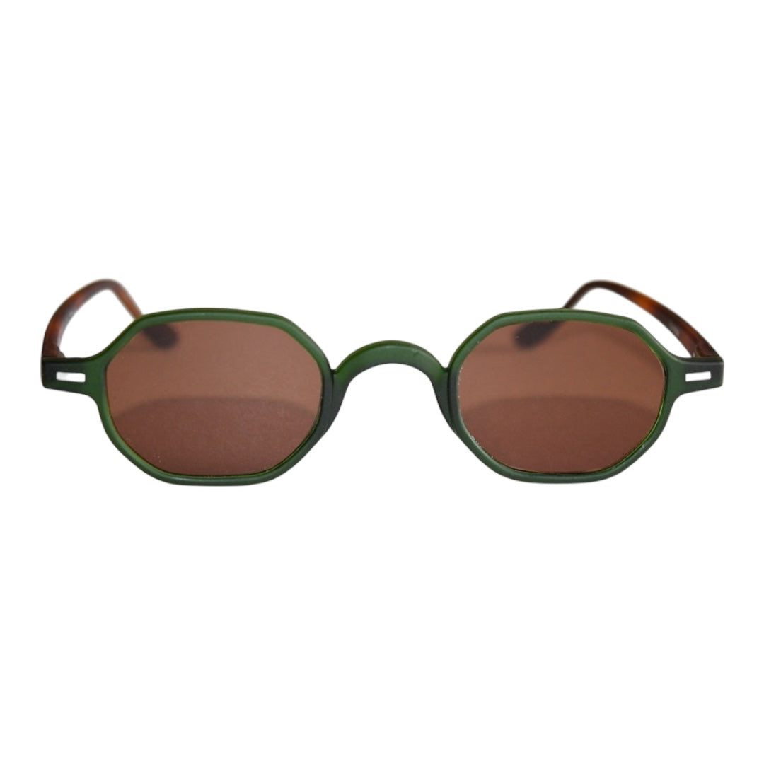 WILLOW - GREEN  - TORTIOSE MATTE TEMPLE