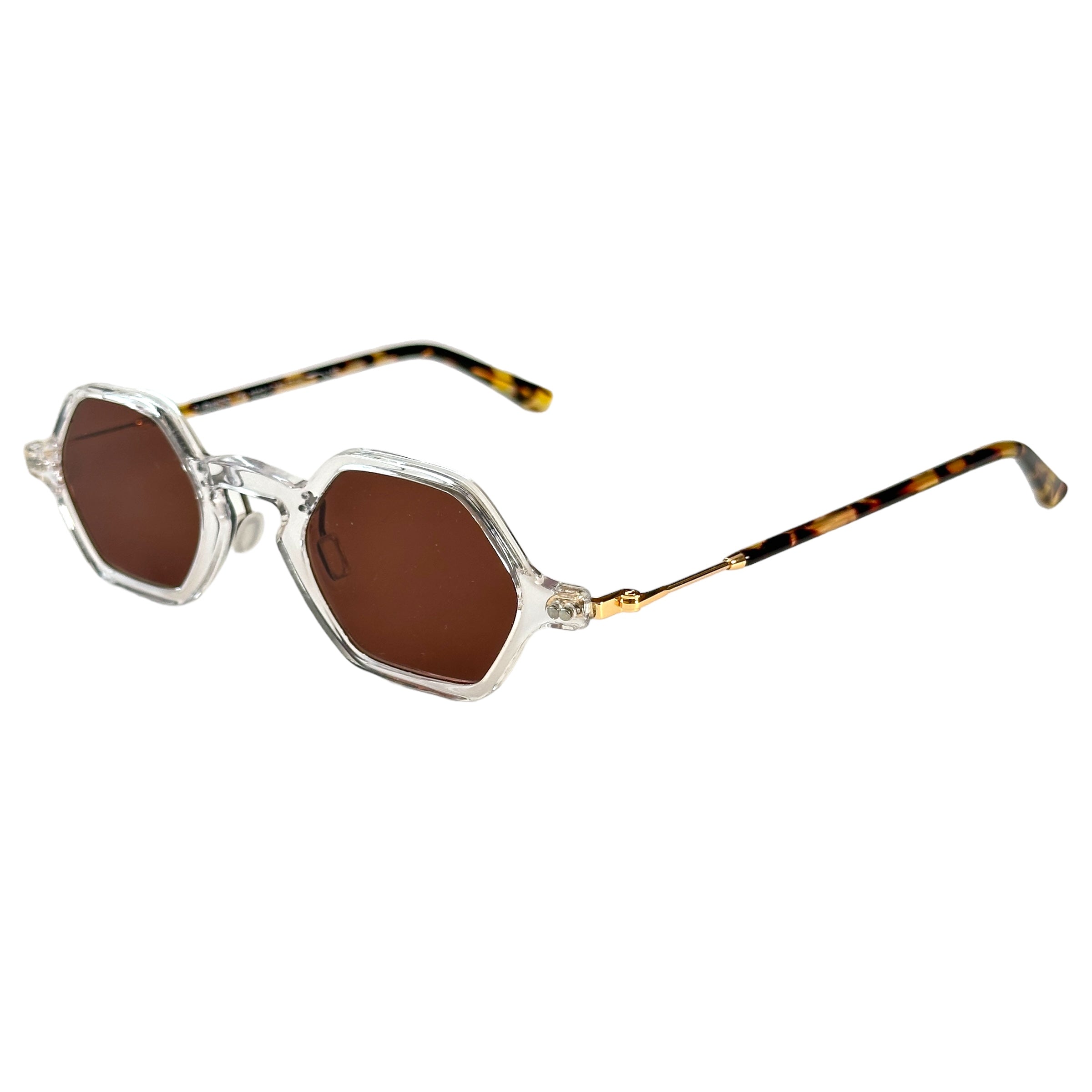 Clubmaster Clear Brown