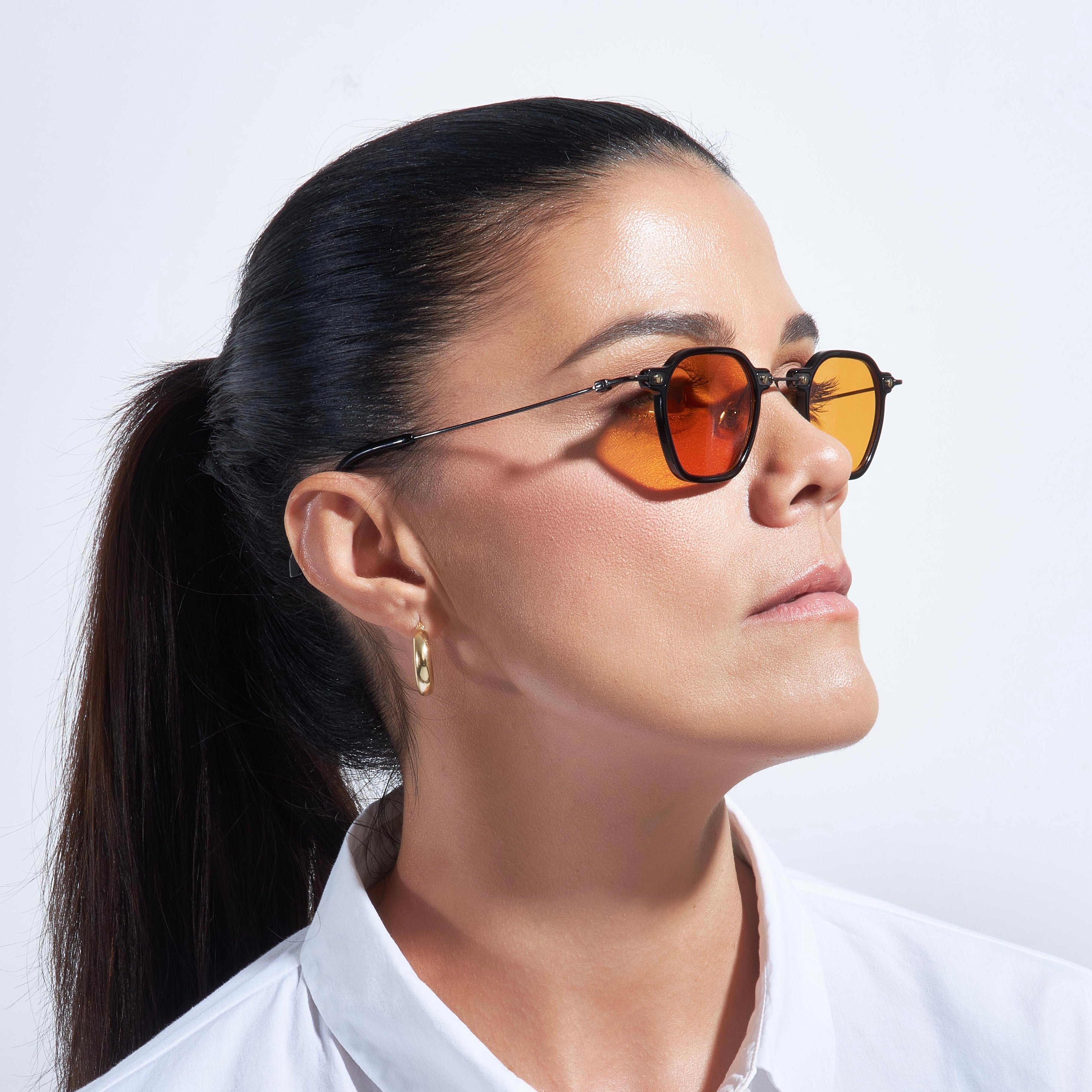 TOKYO ORANGE BLACK SUNGLASSES