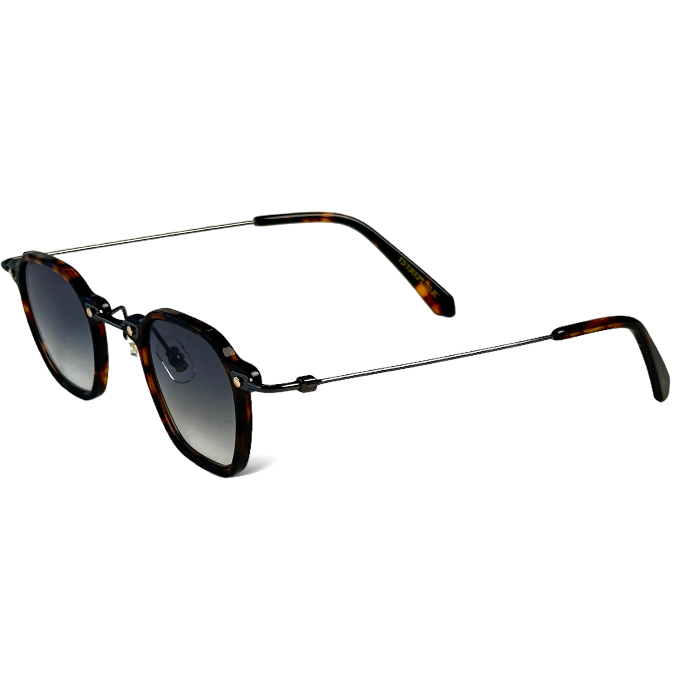 TOKYO BLACK GRANDIENT TORTIOSE SUNGLASSES