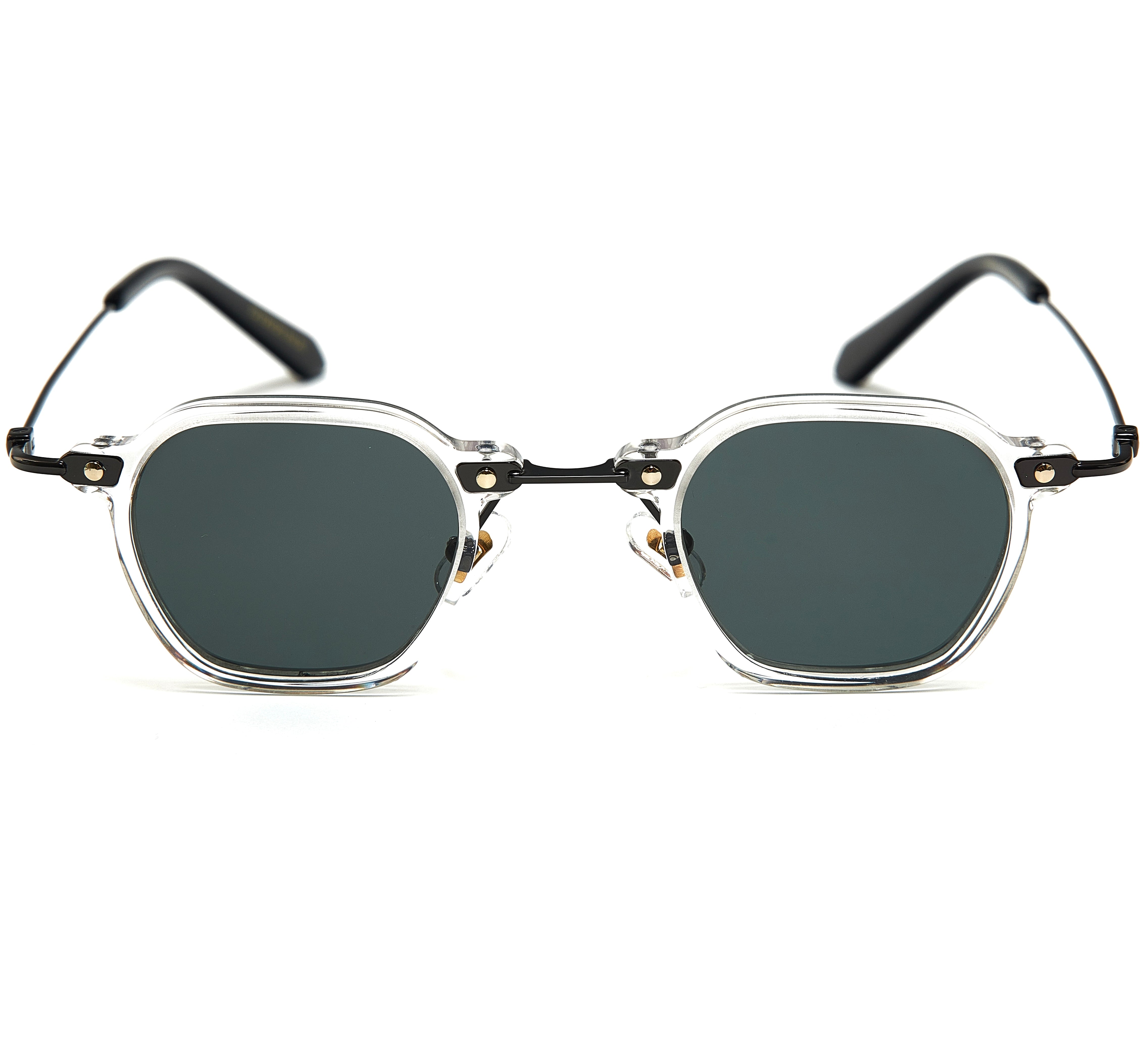 TOKYO GREEN CLEAR SUNGLASSES