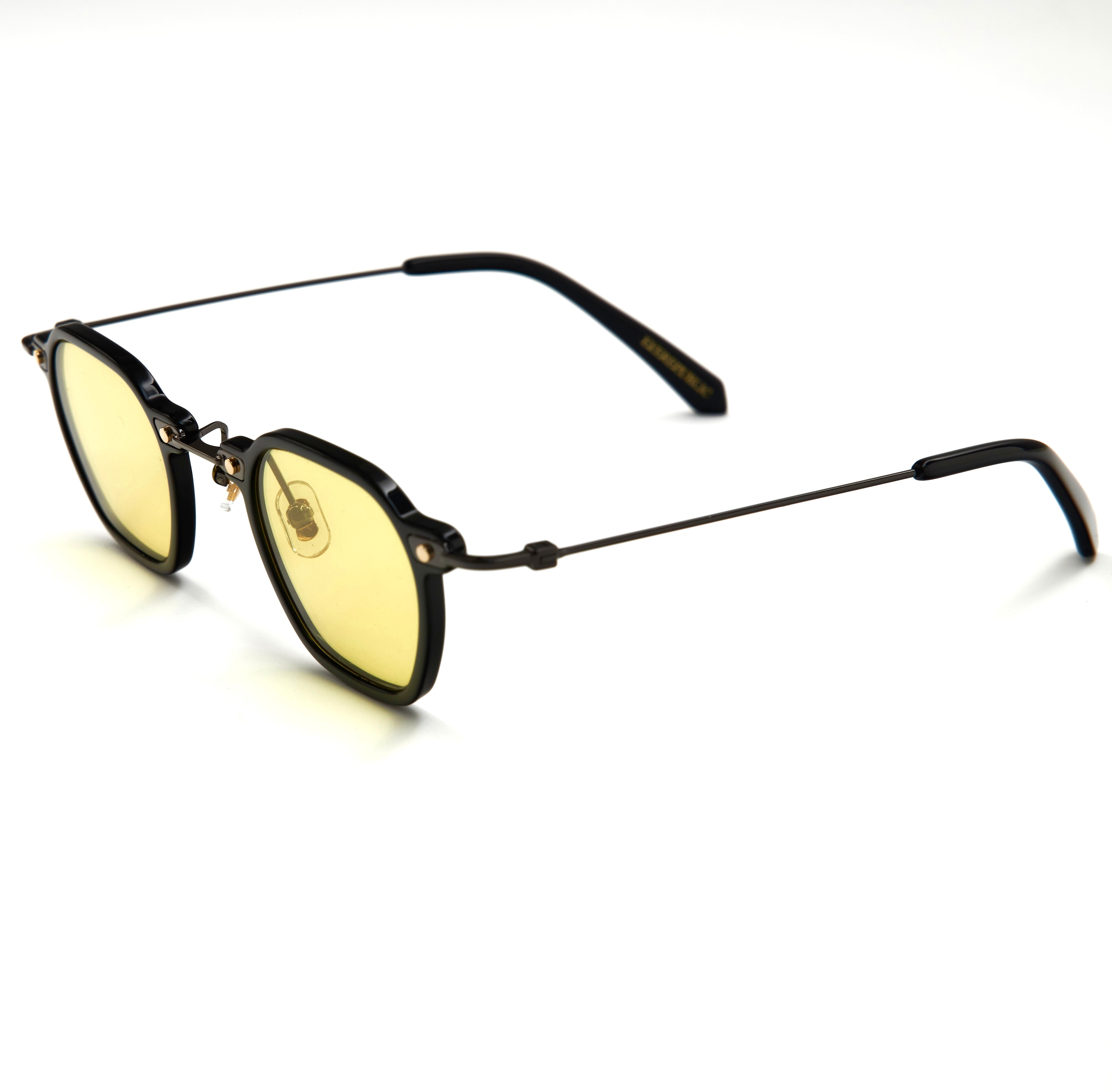TOKYO YELLOW  BLACK SUNGLASSES