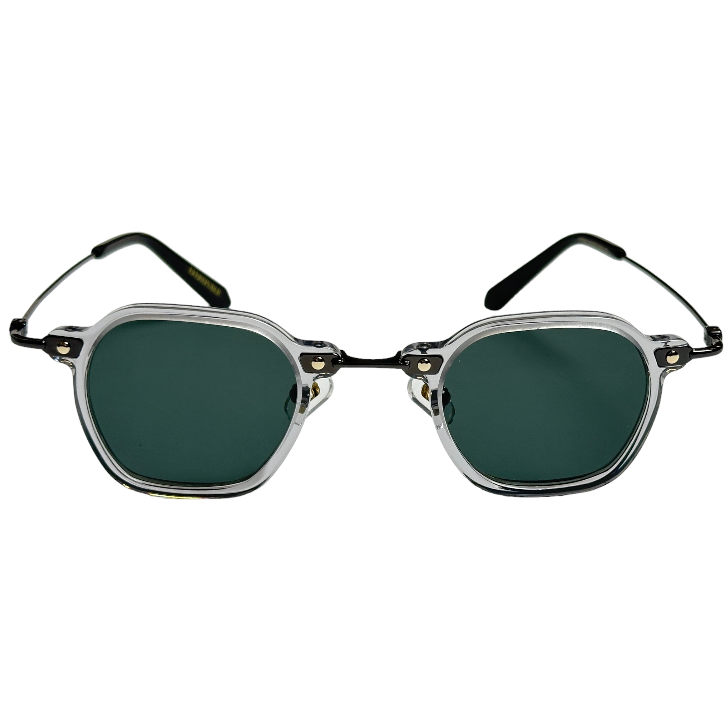 TOKYO GREEN CLEAR GREY SUNGLASSES