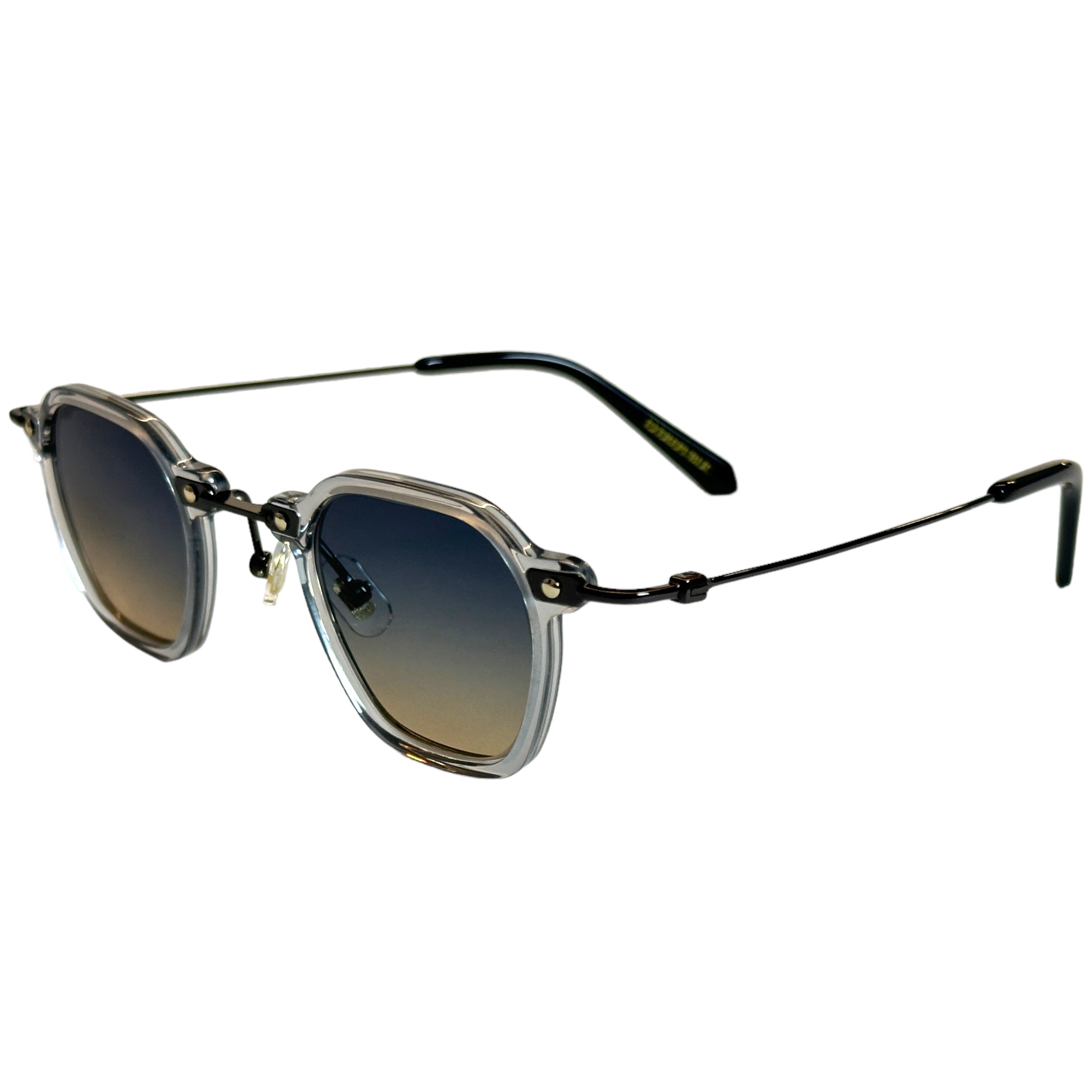 TOKYO CLEAR  GREY ORANGE BLUE SUNGLASSES