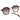 TOKYO TORTIOSE HEXAGONEL  BROWN YELLOW GRANDIENT SUNGLASSES