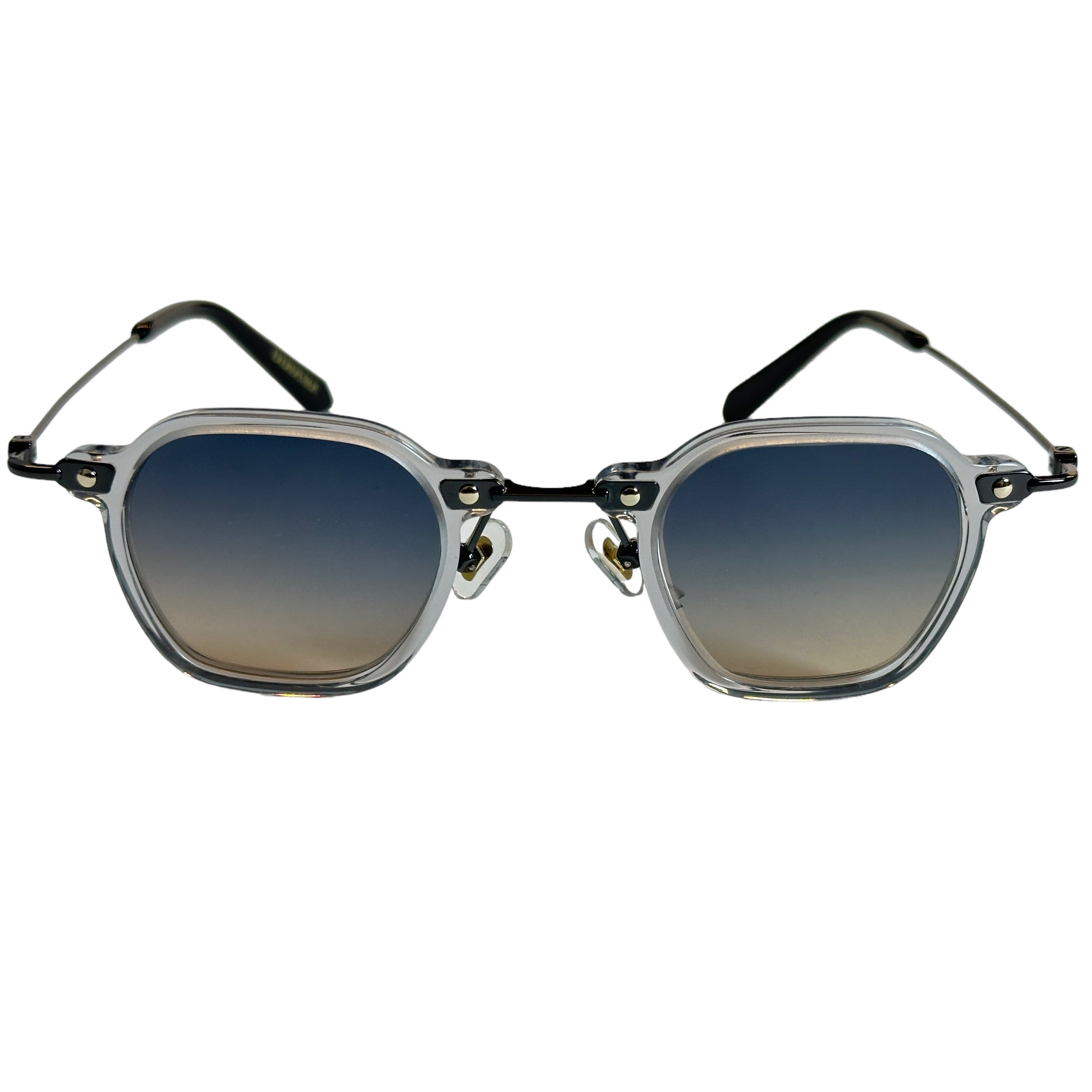 TOKYO CLEAR  GREY ORANGE BLUE SUNGLASSES