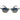 TOKYO CLEAR  GREY ORANGE BLUE SUNGLASSES
