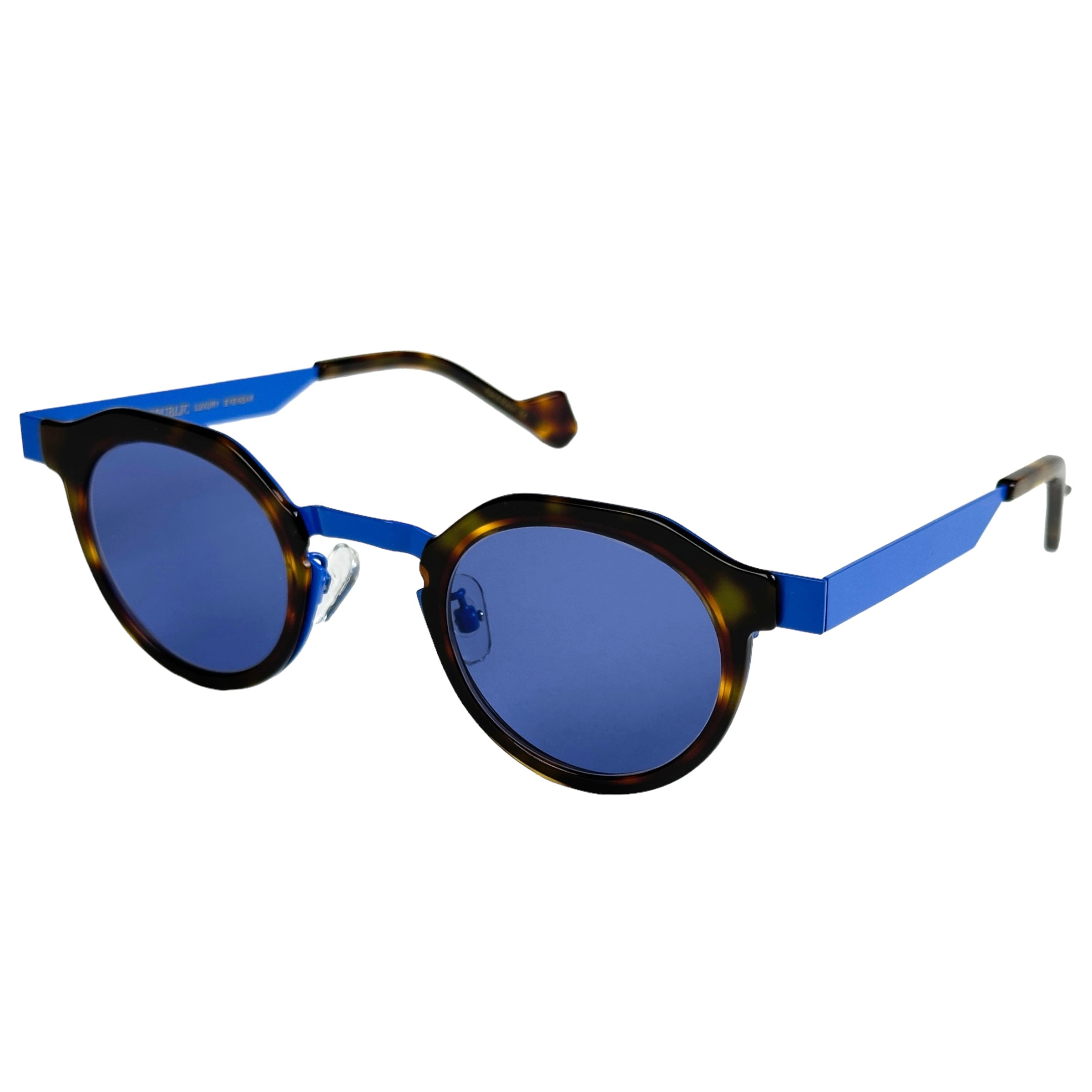 SAWAGANA ROUND BLUE  GLASSES