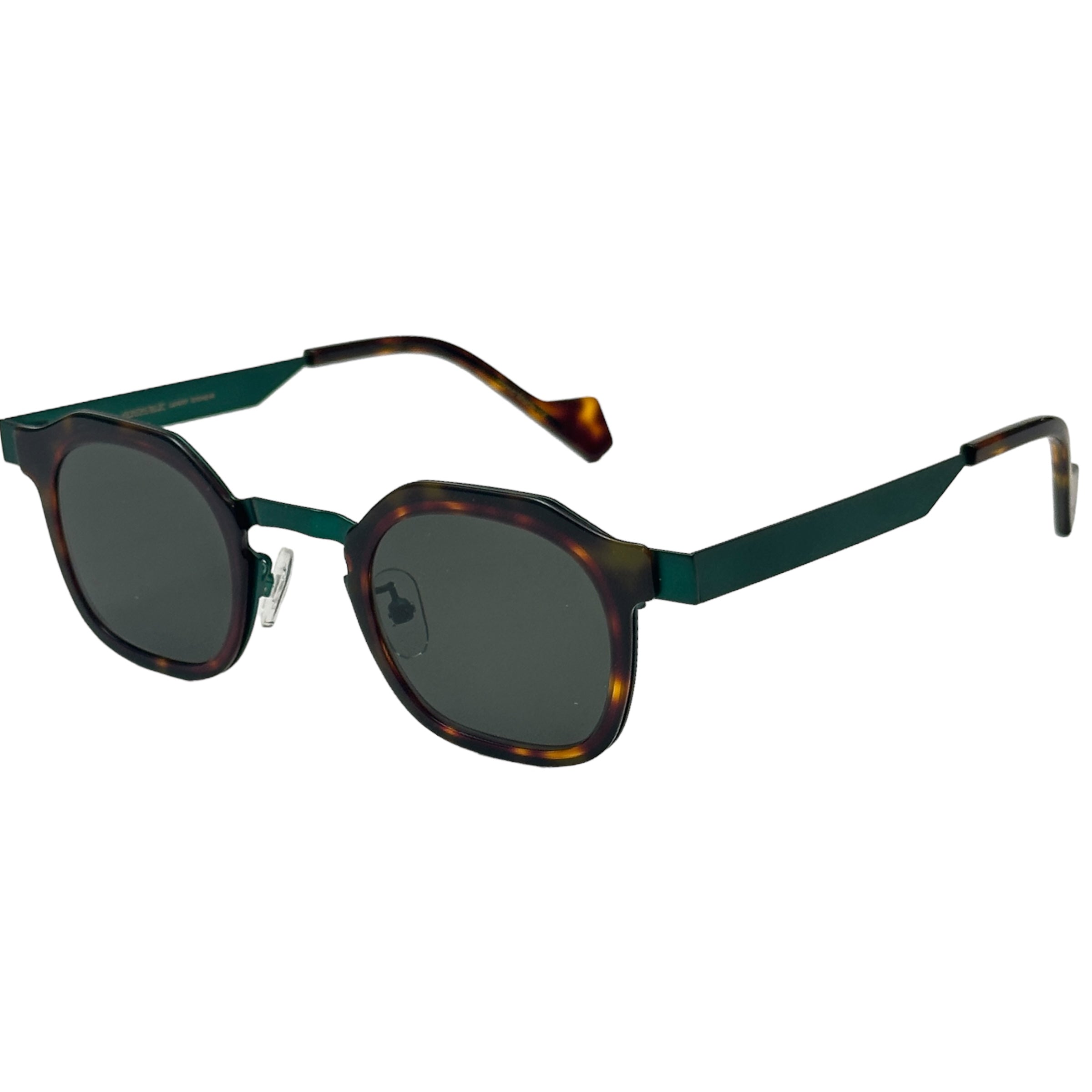SAWAGANA DARK GREEN TORTIOSE SUNGLASSES