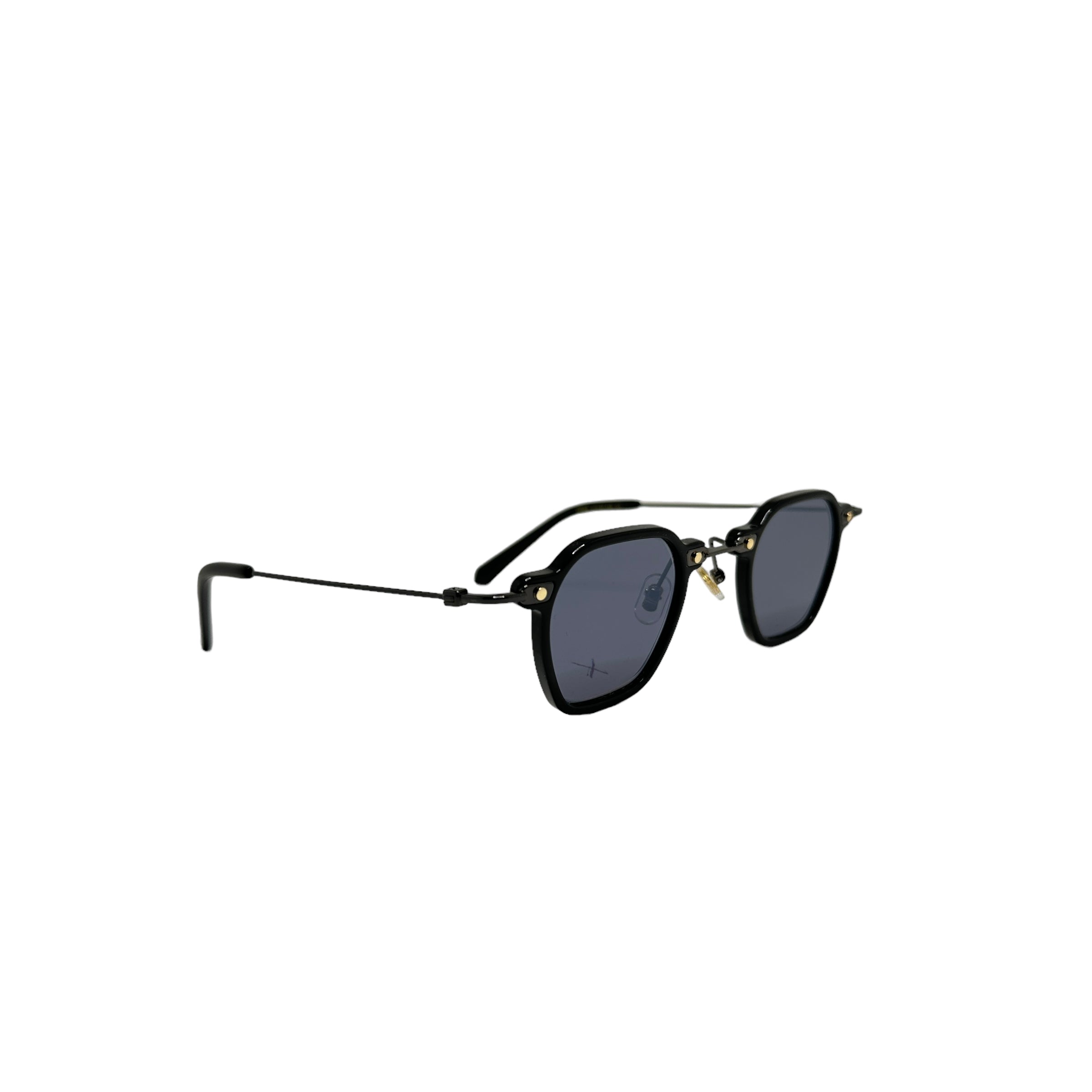 TOKYO - SILVER MIRROR  FLAT -    BLACK   FRAME SUNGLASSES        Kopyası